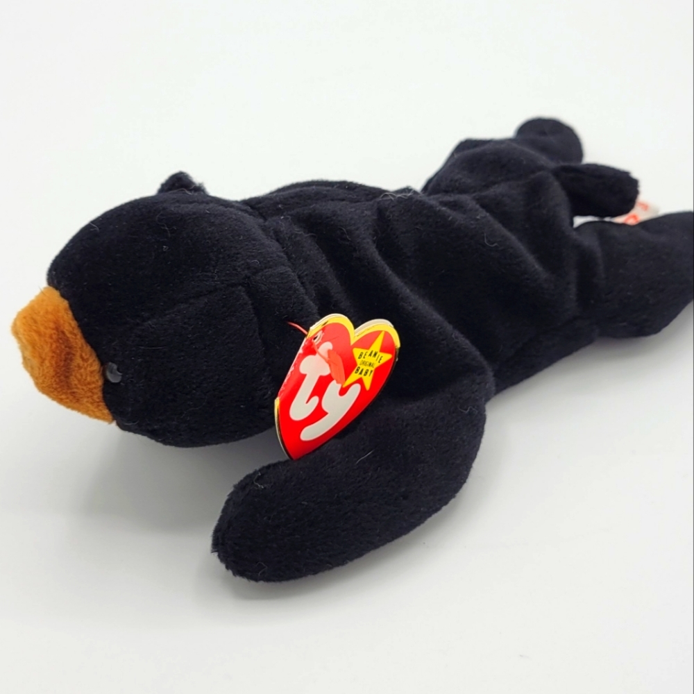 TY Beanie Babies NWT Blackie the Bear #4011 - Picture 1 of 9